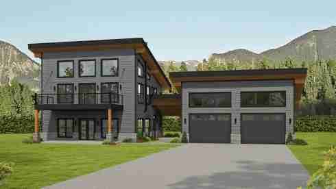 Modern Style House Plans Menu