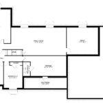 Plan 288-0252 main level floor plan with family room and office layout