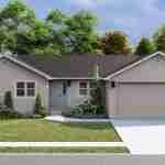 plan 288-0026 front view rendering