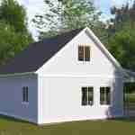 plan 288-0029 left side rendering