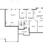 Plan 288-0255 main level floor plan with family room and theater