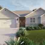 plan 288-0078 front view rendering