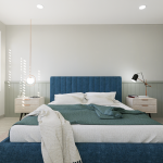 plan 288-0078 master bedroom rendering