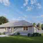 plan 288-0033 rear right angle rendering