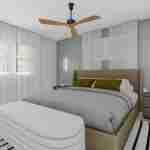 plan 288-0033 master bedroom right angle rendering