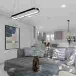 plan 288-0033 living room to kitchen rendering