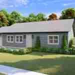 plan 288-0034 front right angle rendering