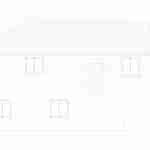 plan 288-0033 left side elevation