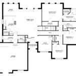 Plan 288-0189 floor plan layout with open living and multiple bedrooms