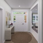 Plan 288-0191 interior view of a welcoming foyer with natural light