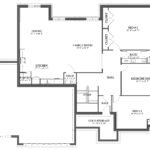 Plan 288-0192 main level floor plan with family room and exercise room