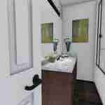 plan 288-0079 side view bathroom rendering