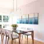 Plan 288-0084 bright dining area with large windows and modern decor