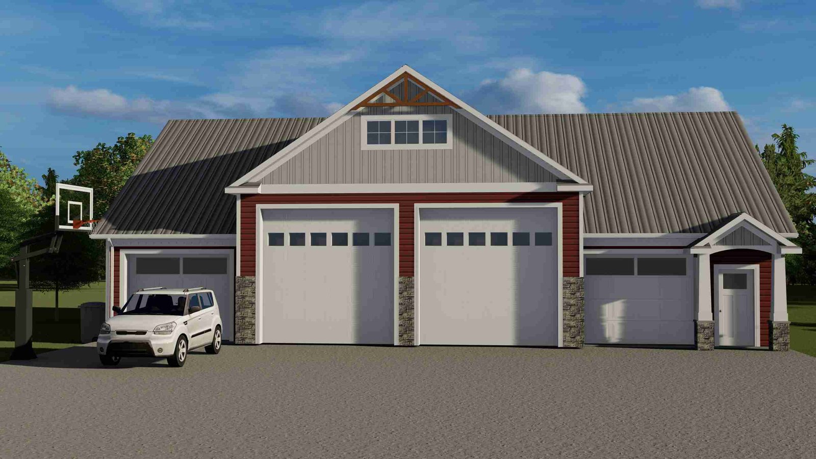 plan 580-1321 front view rendering