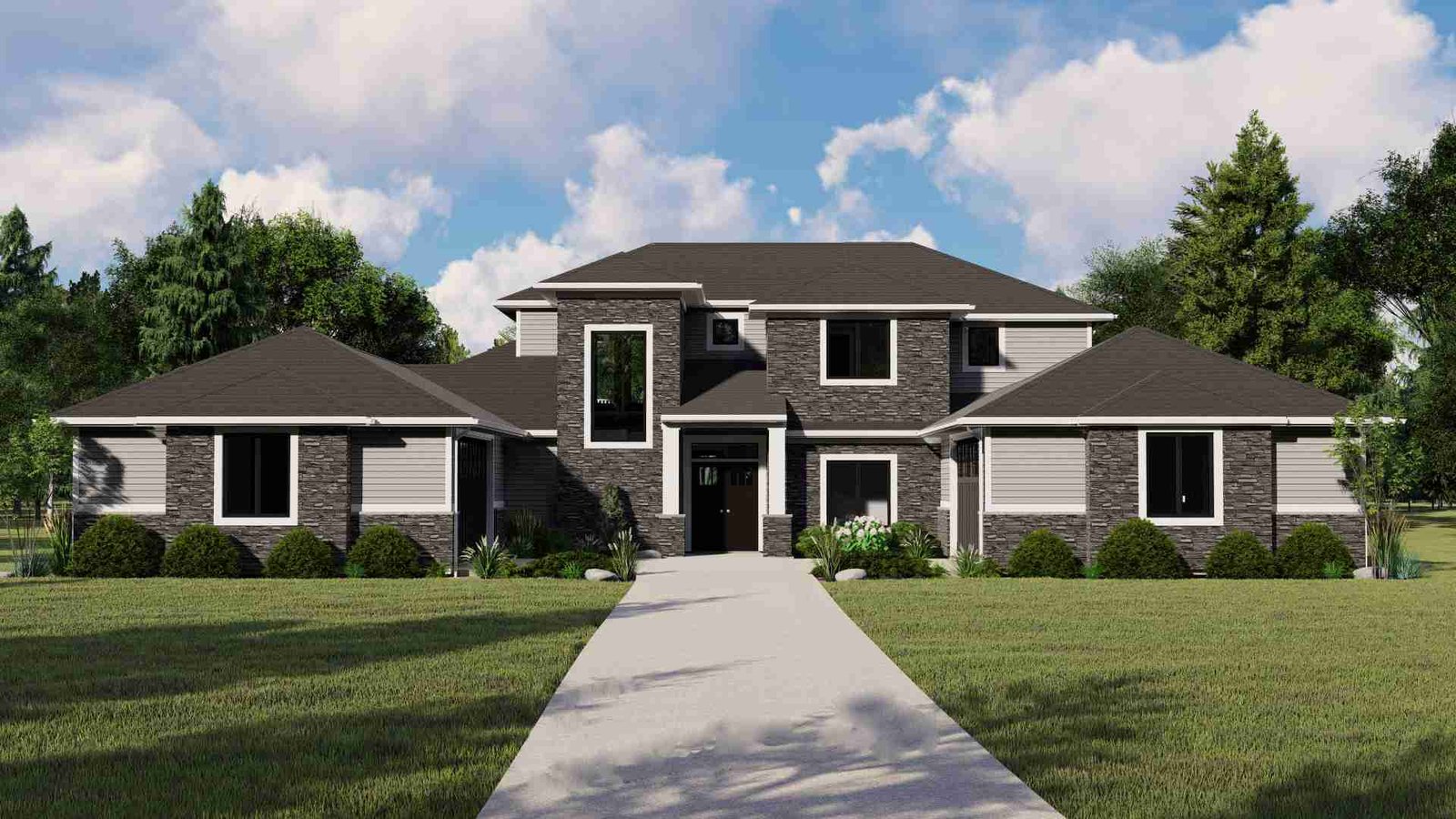 plan 580-1296 front view rendering