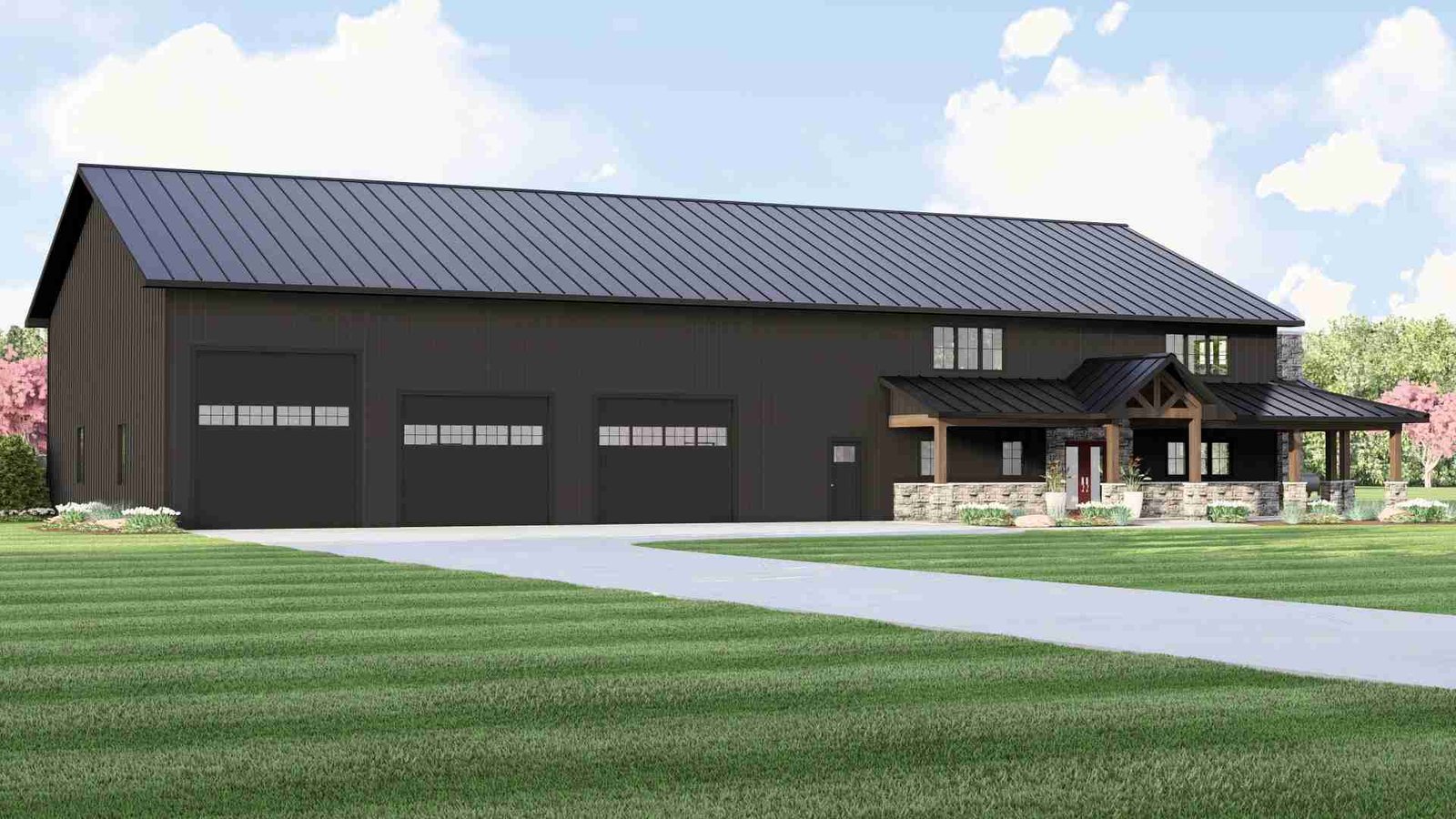 plan 580-1326 front view rendering