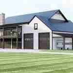 plan 580-1302 right side right angle rendering