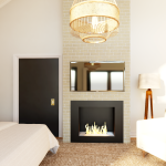 plan 580-1302 master bedroom fireplace rendering
