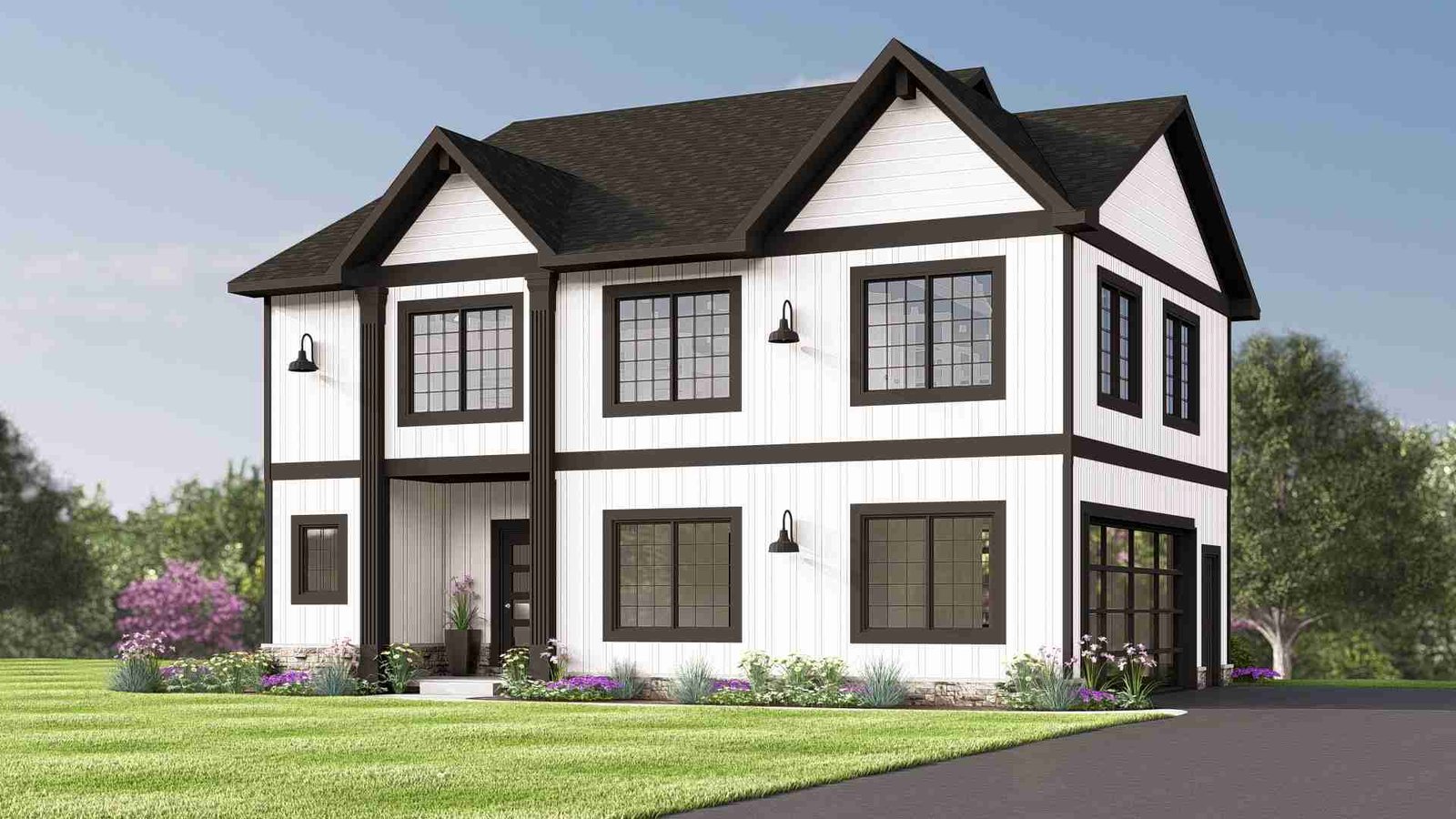 plan 580-1309 front view rendering