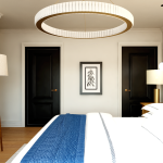 plan 580-1341 master bedroom side view rendering