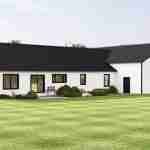 plan 580-1325 white rear view rendering