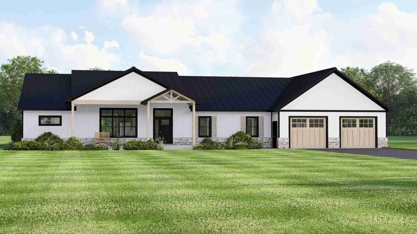 plan 580-1310 front view rendering