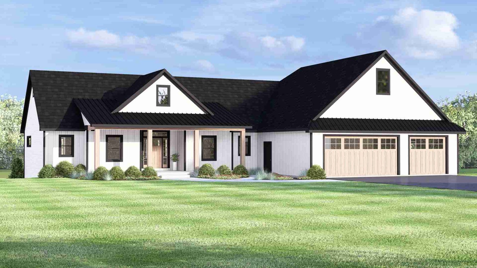 plan 580-1311 front view rendering