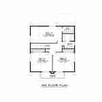 plan 580-1322 second level floor plan
