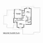 plan 580-1335 second level floor plan