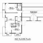 plan 580-1338 second level floor plan